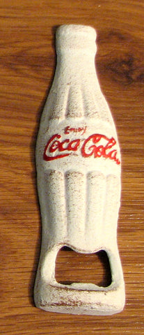 Cast Iron Coca Cola  Handheld Bottle Opener Set of 2