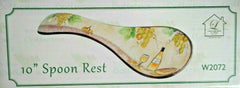 One Tuscan Tuscany Wine Vineyard Grape Ceramic Spoon Rest Florence Collection Lorren Home Trends