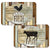 4 Piece Reversible CounterArt Cow Country Rooster Rustic Farmhouse Plastic Mat Placemats Tan